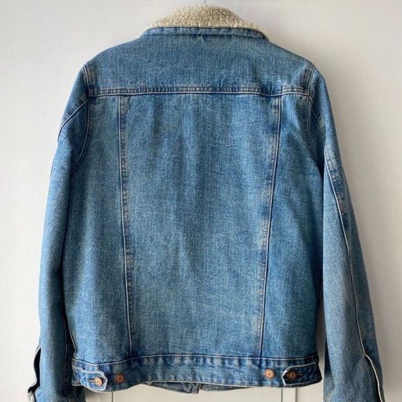 ASOS Denim Shearling Jacket - Picture 3 of 3